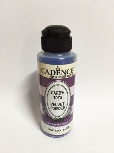 Cadence Velvet Kadife Tozu 120ml 349 Sax Mavi