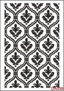 Damask Desen Stencil Şablon (35x50) DA-038