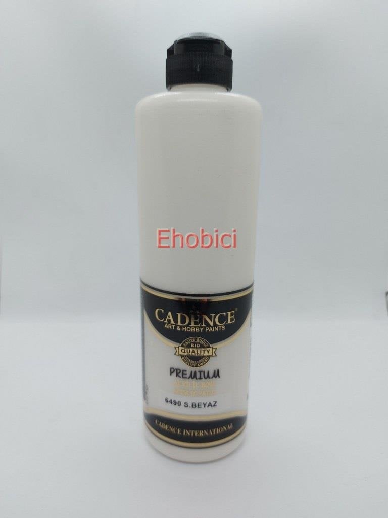 Cadence Akrilik Boya 500ML 6490 S. Beyaz Ahşap Boyası