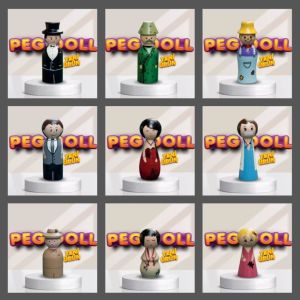 Boyanabilir Peg Doll  PD10