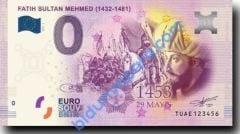 0 Euro Hatıra Parası - Fatih Sultan Mehmed - 2019