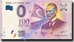 0 Euro Hatıra Parası - Sivas Kongresi - 2019