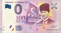0 Euro Hatıra Parası - Erzurum Kongresi - 2019