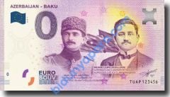 0 Euro Hatıra Parası - Azerbaycan - 2019 ( Özel Föy ve Zarflı )