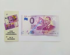 0 Euro Hatıra Parası - Sivas Kongresi - 2019 ( Föylü )