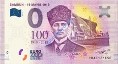 0 Euro Hatıra Parası - Samsun - 2019