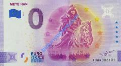 0 Euro Hatıra Parası - Metehan - 2022