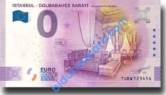 0 Euro Hatıra Parası - Dolmabahçe Sarayı - Hususi Daire - 2022