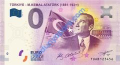 Atatürk temalı 0 Euro Hatıra Paraları - Pleksiglass Özel Tasarım ( İSME ÖZEL BASKI )
