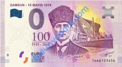 Atatürk temalı 0 Euro Hatıra Paraları - Pleksiglass Özel Tasarım ( İSME ÖZEL BASKI )