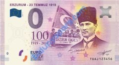 Atatürk temalı 0 Euro Hatıra Paraları - Pleksiglass Özel Tasarım ( İSME ÖZEL BASKI )