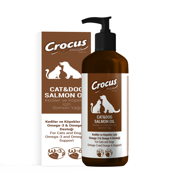 Crocus Kedi  Somon Yağı 200 Ml