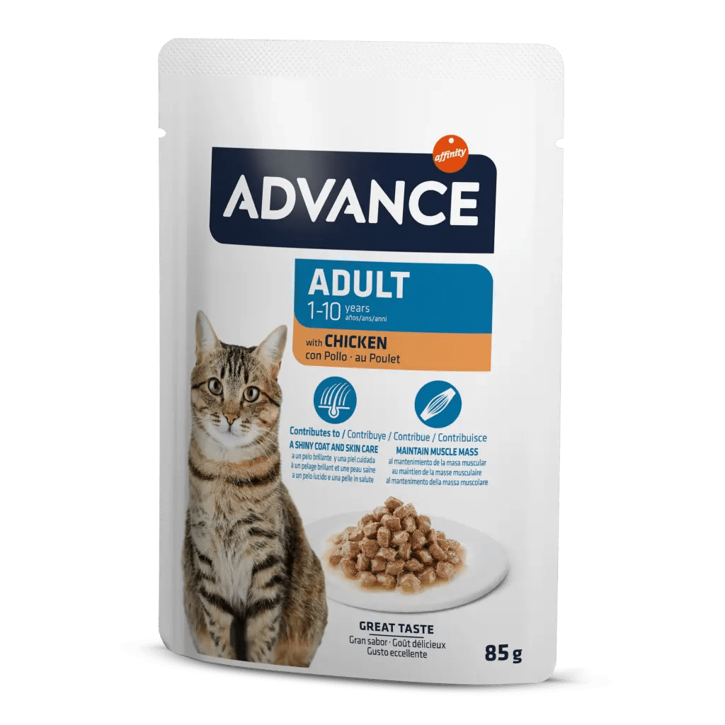 Advance Cat Adult Chıcken Wet Pouch 85gr