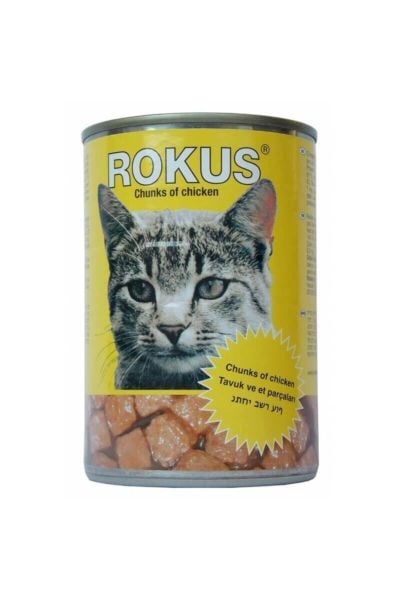 Rokus Tavuklu Kedi Konservesi 410 gr