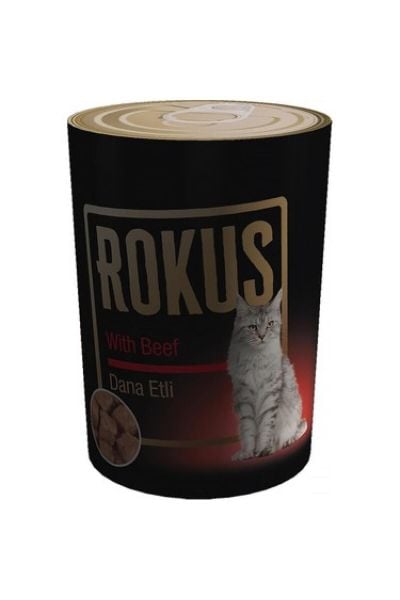 Rokus Dana Etli Kedi Konserve 410 gr