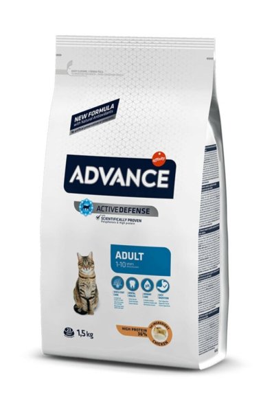 Advance Tavuklu Pirinçli Yetişkin Kedi Maması 1,5 Kg
