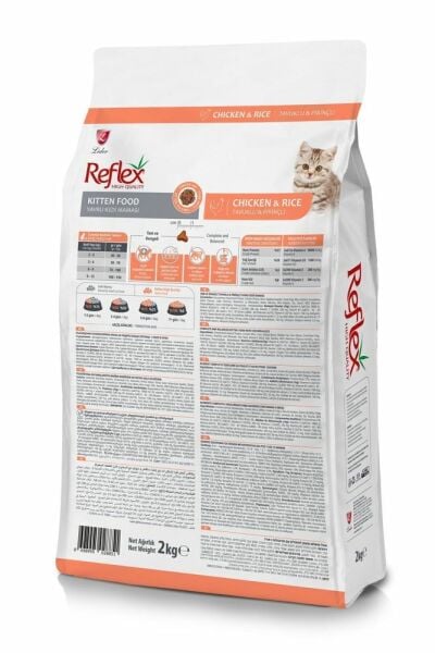 Reflex Kitten Tavuklu Ve Pirinçli Yavru Kedi Maması 2 Kg