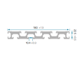 22,5X180 Yüzey Kaplama Profili