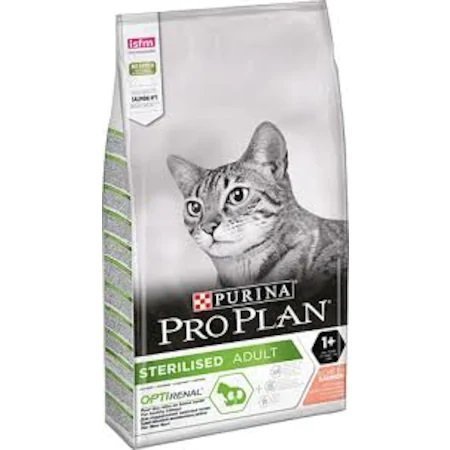 Proplan Sterilised Kısırlaştırılmış Kediler İçin Somonlu Ve Ton Balıklı Kedi Maması 3 kg(stt.02/2025)