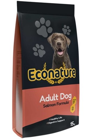 Econature Somonlu Yetişkin Köpek Kuru Maması 15 kg (stt:07/2025)