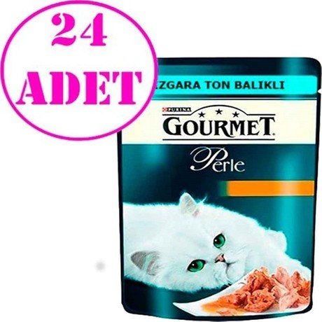 Gourmet Perle Izgara Ton Balıklı Pouch Yetişkin Kedi Yaş Maması 85 Gr(stt.09/2025)