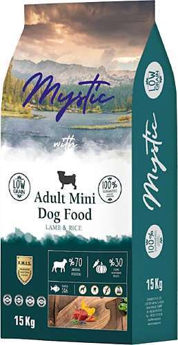 Mystic Düşük Tahıllı Mini Orta Irk Yetişkin Kuzulu Köpek Maması 15 kg (stt:06/2025)