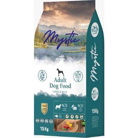 Mystic Düşük Tahıllı Kuzu Etli Yetişkin Köpek Maması 15 kg (stt:07/2025)