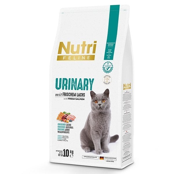 Nutri Feline Urinary Böbrek Sağlığı Destekleyici Somonlu Düşük Tahıllı Yetişkin Kedi Maması 10 Kg(stt.12/2025)