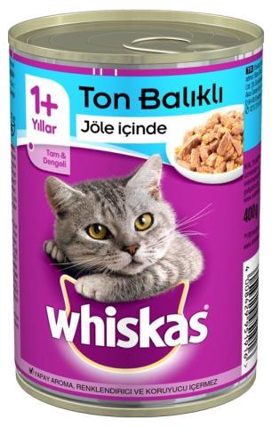 Whiskas Ton Balıklı Yetişkin Konserve Kedi Maması 400 Gr(stt.05/2026)