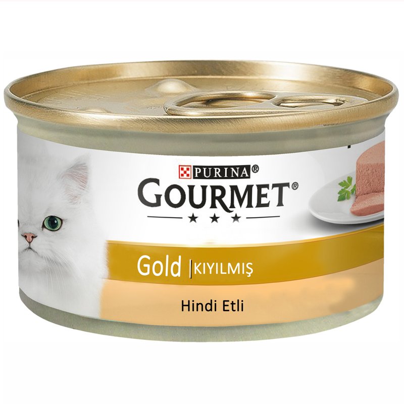 Gourmet Gold Kıyılmış (Pate) Hindili Yetişkin Kedi Konservesi 85 gr(stt.02/2025)