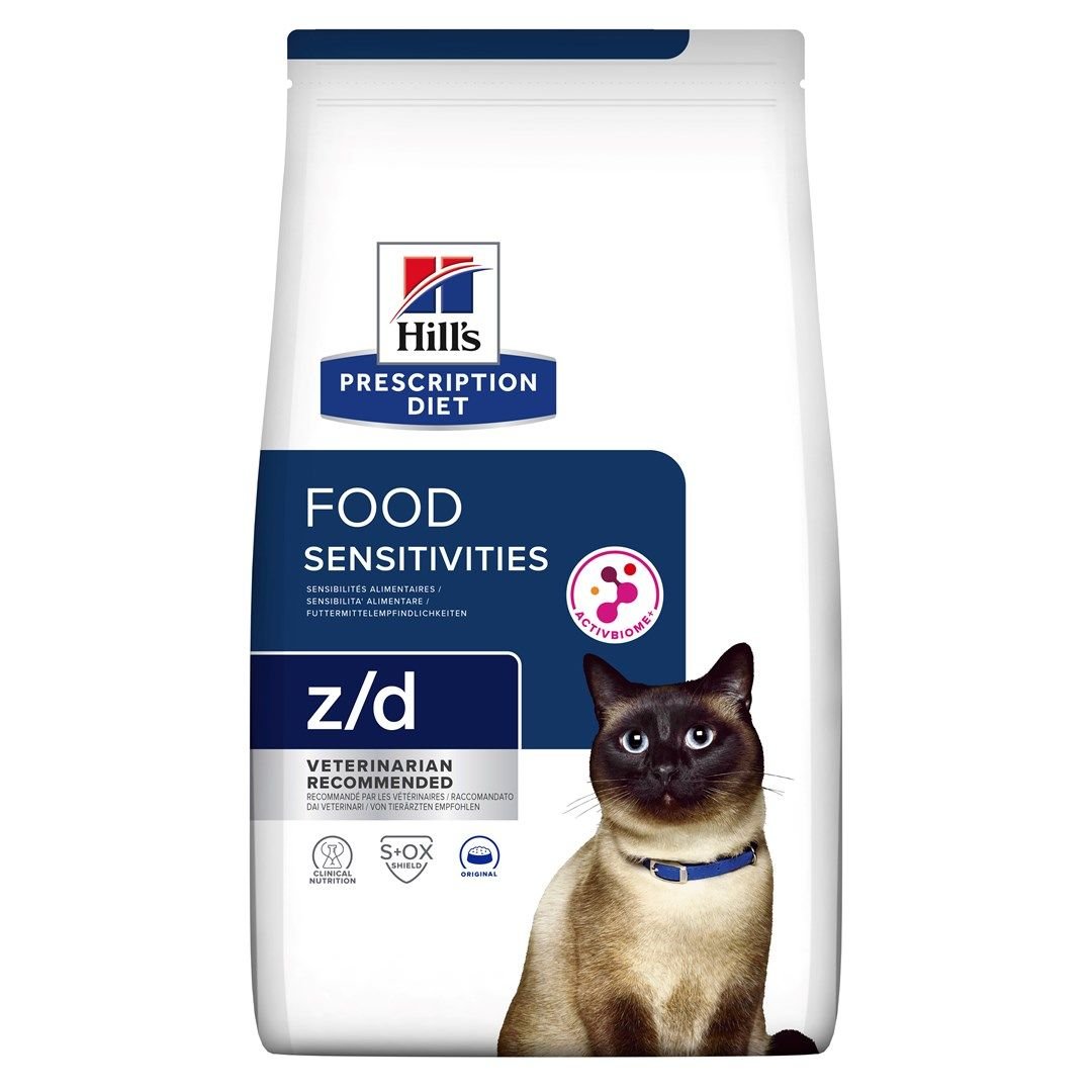 Hills Prescription Diet Food Sensitivities z/d Kedi Kuru Maması 3 kg (stt:12/2025)