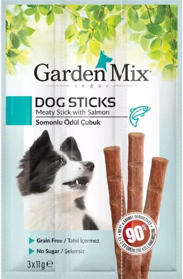 Gardenmix Somonlu Köpek Stick Ödül 3 x11gr