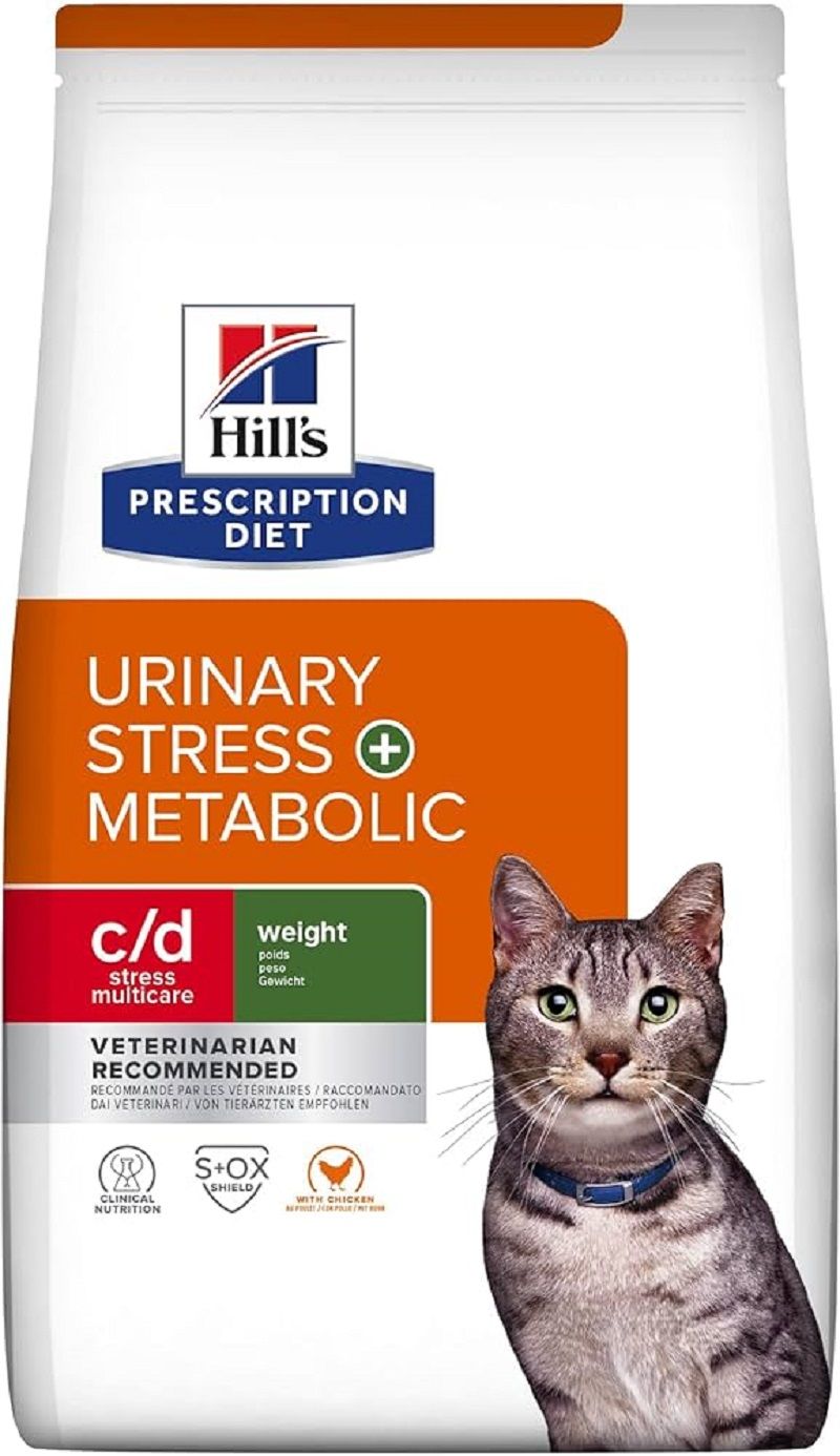 Hills Prescription Diet Urinary, Stress, Metabolic c/d Tavuklu Kedi Kuru Maması 3 kg (stt:08/2025)