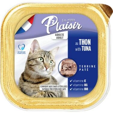 Plaisir Ezme (Pate) Ton Balıklı Kedi Konservesi 100 gr (stt.10/2025)