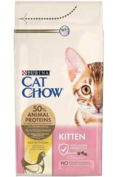 Cat Chow Kitten Tavuklu Yavru Kuru Kedi Maması 15kg(stt.12/2024)