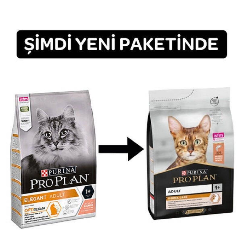 Proplan Elegant Optiderma Somonlu Yetişkin Kedi Maması 10 kg (stt.07/2025)