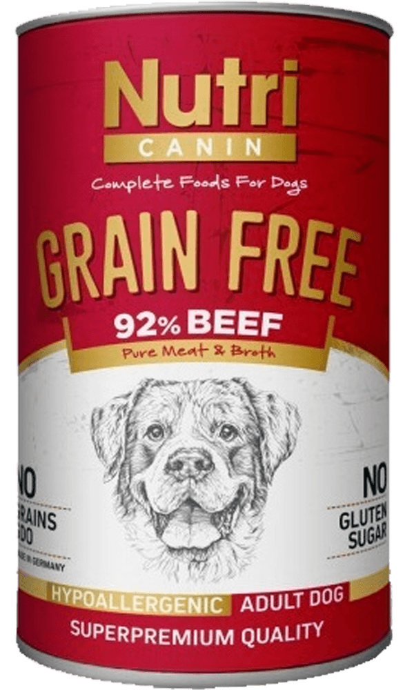 Nutri Canin Tahılsız Biftekli Patatesli Köpek Konservesi 400 Gr(stt.04.2025)