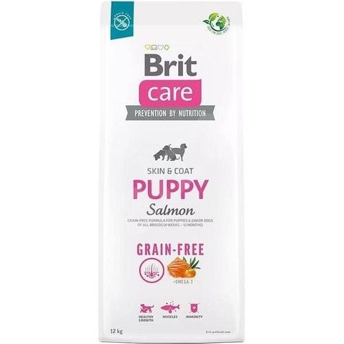 Brit Care Skin  Coat Puppy Tahılsız Somonlu Yavru Köpek Maması 12 kg (stt:06/2025)