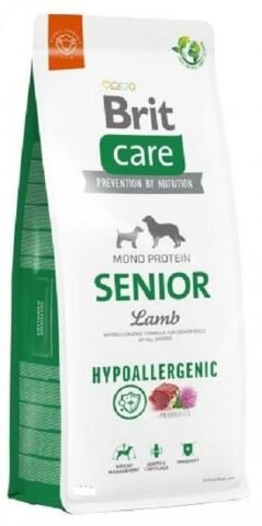 Brit Care Senior Mono Protein Hipoalerjenik Kuzu Etli Yaşlı Köpek Maması 12 kg (stt:02/2025)