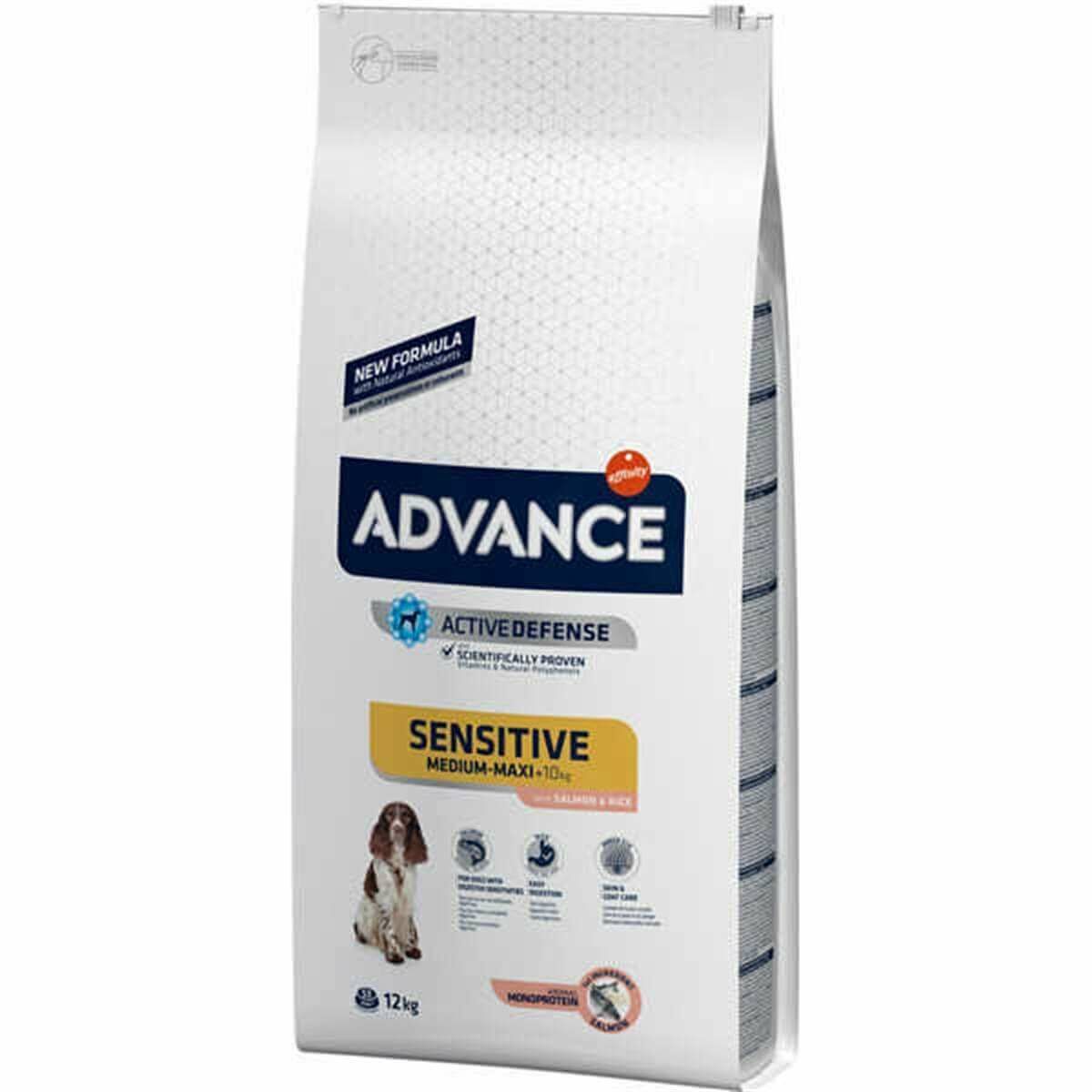 Advance Sensitive Somon Pirinçli Orta ve Büyük Irk Yetişkin Kuru Köpek Maması 12kg (stt.02/2025)