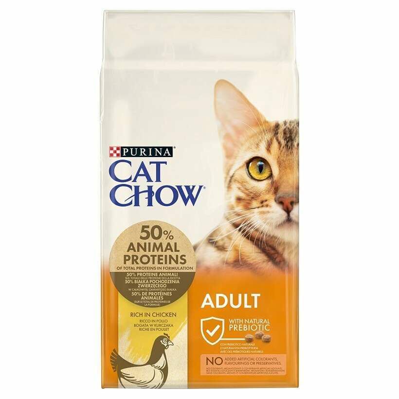 Cat Chow Tavuklu Yetişkin Kedi Maması 15 kg (stt:04.2025)