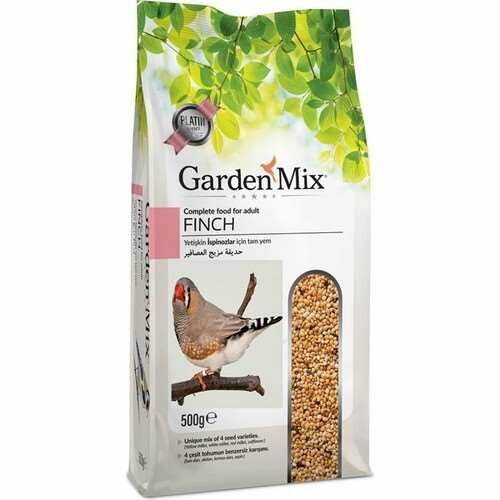 Gardenmix  Platin Finches Hint Bülbülü Yemi 500gr (stt:08/2024)