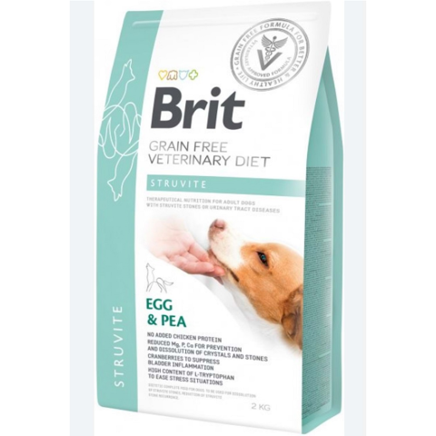Brit Veterinay Diet Struvite İdrar Yolu Sağlığı Destekleyici Tahılsız Köpek Maması 2 kg (stt:05/2025)