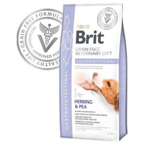Brit Veterinary Diet Gastrointestinal Sindirim Sistemi Destekleyici Tahılsız Köpek Maması 2 kg (stt:02/2025)