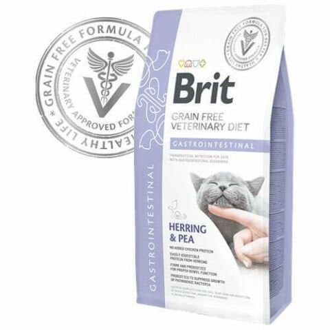 Brit Veterinary Diet Gastrointestinal Sindirim Sistemi Destekleyici Tahılsız Kedi Maması 2 kg (stt:05/2025)