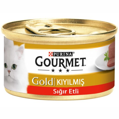 Gourmet Gold Sığır Etli Kıyılmış (Pate) Kedi Maması 85 Gr(stt.02/2025)