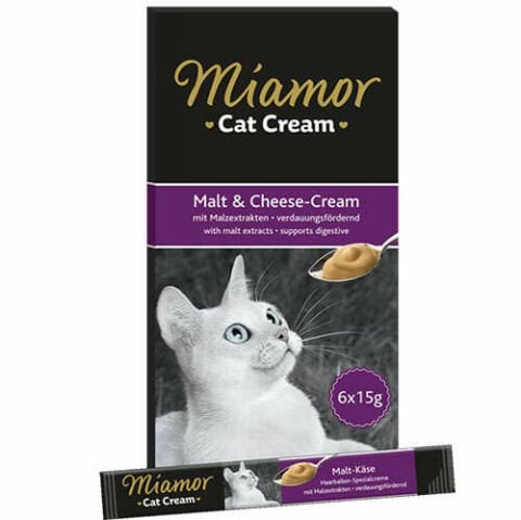 Miamor Cat Snack Malt Cream Peynirli Kedi Ödülü 6 x 15 Gr(skt.08/2024)