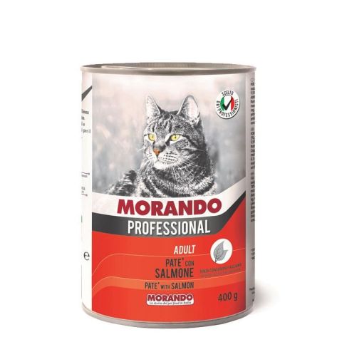 Morando Professional Pate Somonlu Ezme Kedi Konservesi 400 gr(stt.07/2026)Yeni Ürün.