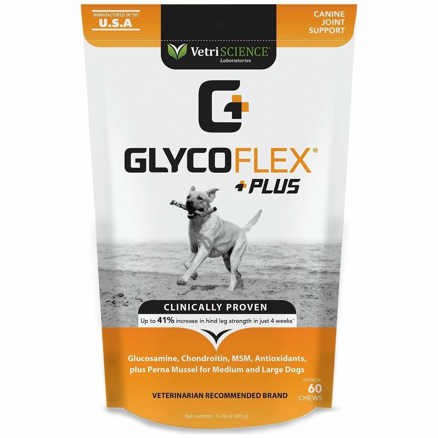 Vetri Science Glycoflex plus Eklem ve Kalça Destekleyici Köpek Tamamlayıcı Yem (60 adet çiğneme tableti) (stt:12/2024)