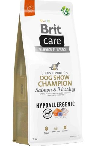 Brit Care Dog Show Champion Hypoallergenic Somonlu Köpek Maması 12 kg (stt:12/2024)